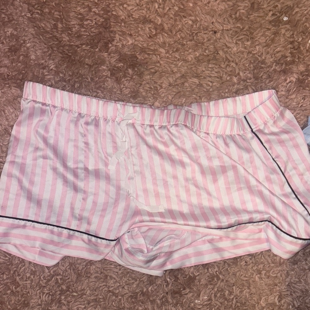 Victoria's Secret Pink and White Athletic Shorts